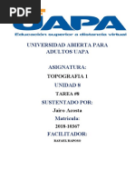 Universidad Abierta para Adultos Uapa Tarea 8 Topografia