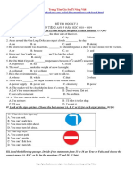 I. Choose The Word/ Phrase (A, B, C or D) That Best Fits The Space in Each Sentence. (2.5 PTS)