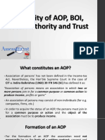 Taxability of AOP BOI Local Govt. Trust by CA. Anil Sathe 1 PDF