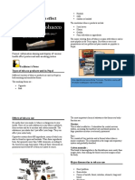 Tobacco and Its Effect: Format: Information Sharing and Display of Various Health Effect Posters and Anti-Smoking Posters