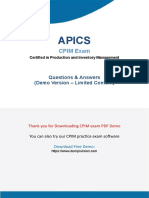 Apics: CPIM Exam