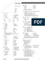 Workbook Answer Key: Vocabulary - Page 4 Grammar - Page 6