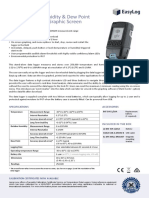 EL-GFX-2: Temperature, Humidity & Dew Point Data Logger With Graphic Screen