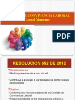 Comites de Convivencia Laboral 2015