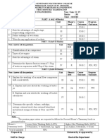 Department of Mechanical Engineering: Periyar Nagar - Vallam - 613 403 - Thanjavur