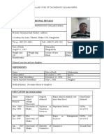 Curriculum Vitae of Chowdhury Golam Kibria: Dependents