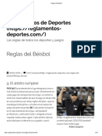 Béisbol - El Arbitro