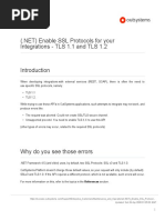 Outsytems OnPremise (.NET) Enable SSL Protocols For Your Integrations - TLS 1.1 and TLS 1.2