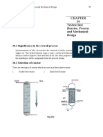 Trickle Bed Reactor, Process and Mechanical Design