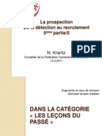 Prospection Detection Recrutement Athltisme 2011