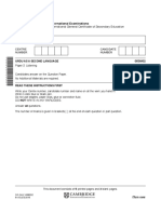 0539 - 02 IGCSE Urdu As A Second Language June 2018