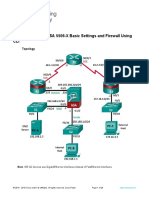 9.3.1.2 Lab - Configure ASA 5506-X Basic Settings and Firewall Using CLI