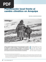 Planificacion Local Frente Cambio Climatico en Arequipa