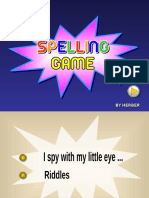 Spelling Game PPT Fun Activities Games Games - 40765