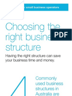 Choose Business Structure