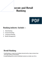 Corporate and Retail Banking