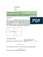 Lines, Parabolas, and Systems 3.3 Quadratic Functions Example 1: Graphing A Quadratic Function