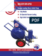 Bullseye B70-Spsk: Vacuum Loading Slurry-Solids Pump