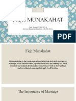 Fiqh Munakahat: Laily Qonita (20190420214) Evelyne Sukmawardhani Putri (20190420231)