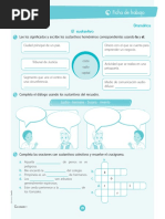 Ficha de Gramática El Sustantivo 1