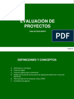 Sesión - 9-10 Tasa de Descuento Del Proyecto