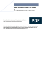 Computer-Aided Melody Note Transcription Using The Tony Software: Accuracy and Efficiency