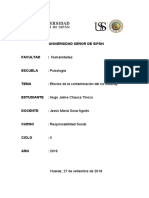 Efectos de La Contaminación Del Río