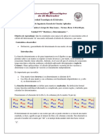 Clases Sobre El Determinante de Una Matrìz PDF