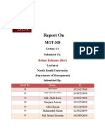 Report On: Rehan Rahman (Rer)