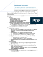 Concept, Classification and Characteristics Civil Code, Arts. 2047, 2051, 2055, 2048, 2052, 2053, 2054