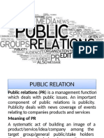 PR & Publicity