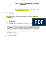 Procedimiento para La Elección y Conformación Del Comite de Convivencia