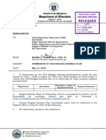 0306 051920 Submission of 2020 Brigada Eskwela Plan