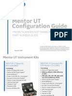 Mentor UT Configuration Guide: Probe/Scanner/Software/Accessory Part Number Guide