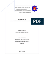 Air Conditioning Load Calculation: Report No. 8