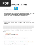 Série N1 HTML