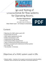 04 Shankar Rajasekaran - Design and Testing of Unidirectional Air Flow Systems