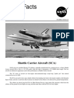 NASA Facts Shuttle Carrier Aircraft (SCA)