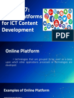 Lesson 7:: Online Platforms For ICT Content Development