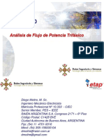 Analisis de Flujo de Potencia Trifasico ETAP PDF