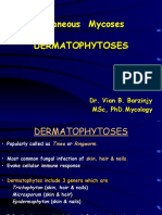 Cutaneous Mycoses Dermatophytoses: Dr. Vian B. Barzinjy MSC, PHD - Mycology