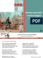 Screvo Meu Livro À Beira-Mágoa