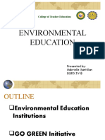 SANTILLAN, Environmental Institutions