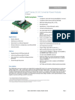 Kstw010A0A Barracuda™ Series DC-DC Converter Power Modules: Rohs Compliant