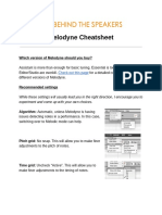 Melodyne Cheatsheet: Which Version of Melodyne Should You Buy?