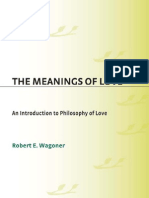 The Meanings of Love An Introduction To Philosophy of Love