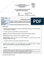 3º Medio, Administración, Módulo Organización de Oficina, Semana 07