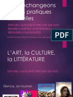 Parler de Ses Pratiques Culturelles A2 PDF