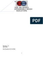 460 and 465 User and Calibration - TOC