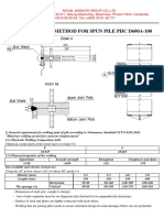 Joint Welding Method PHC D600A-100